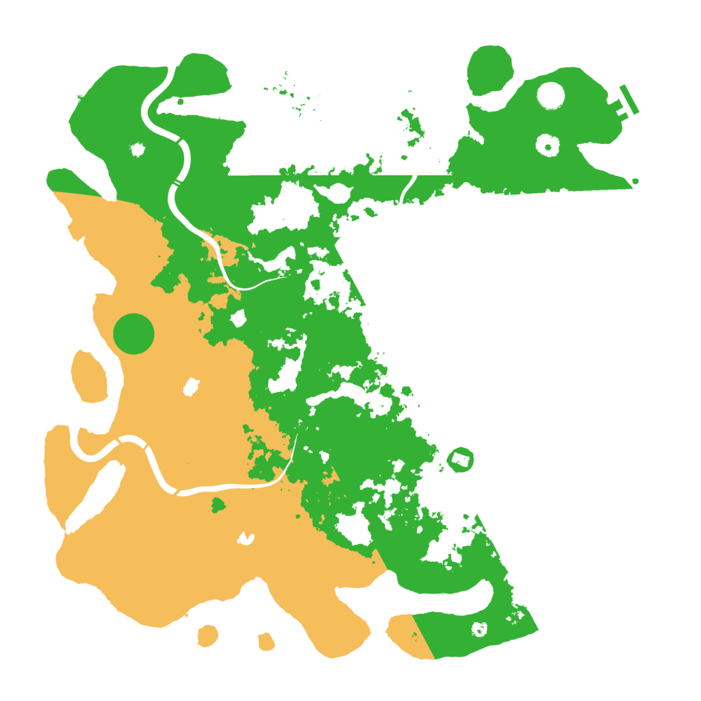Biome Rust Map: Procedural Map, Size: 4500, Seed: 481981654