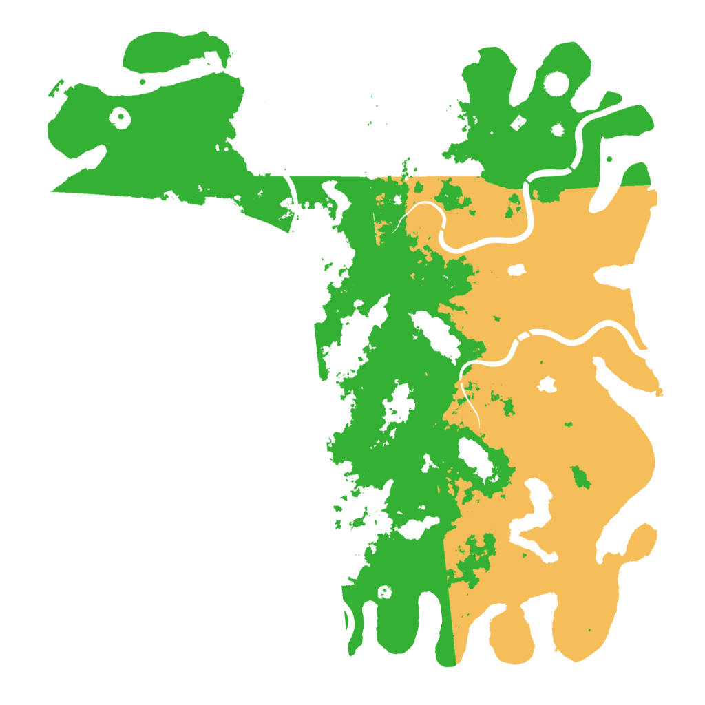 Biome Rust Map: Procedural Map, Size: 5000, Seed: 51325