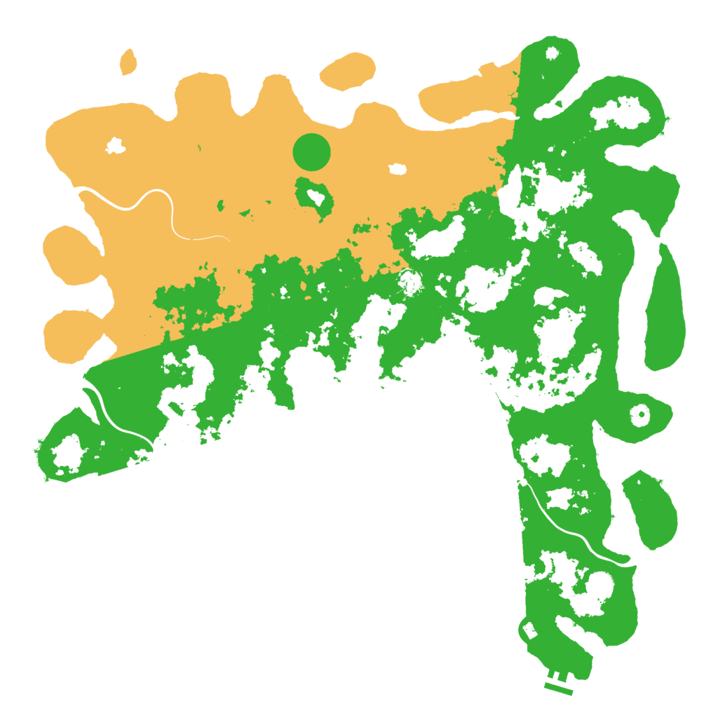 Biome Rust Map: Procedural Map, Size: 5000, Seed: 50010