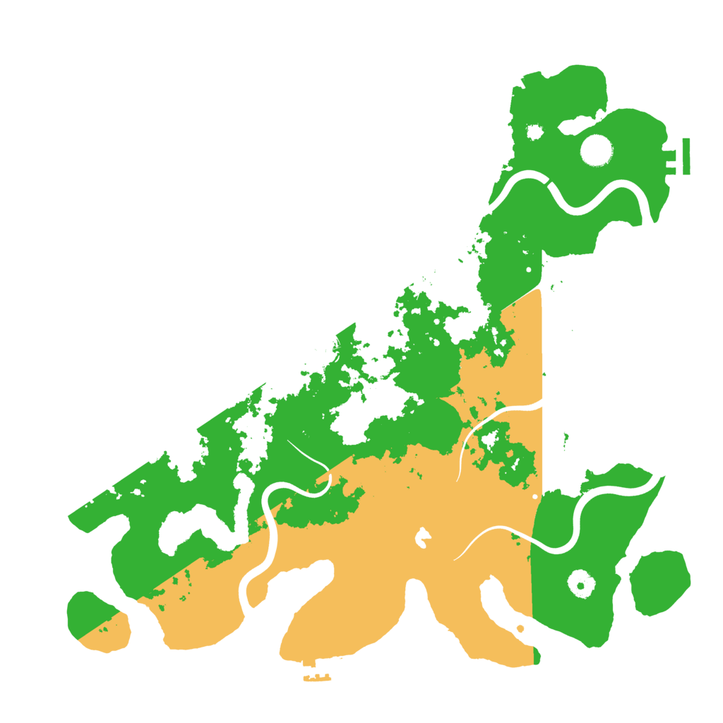 Biome Rust Map: Procedural Map, Size: 4000, Seed: 975253