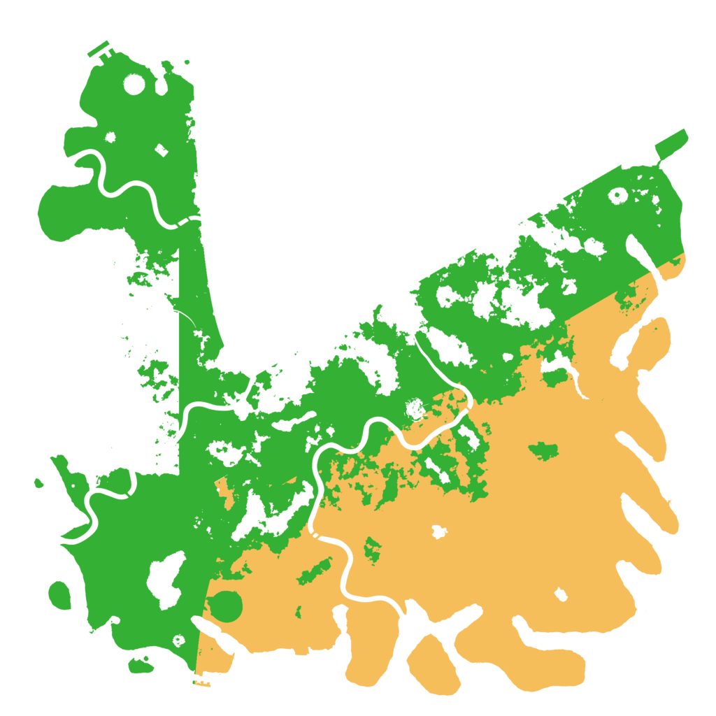 Biome Rust Map: Procedural Map, Size: 6000, Seed: 867324