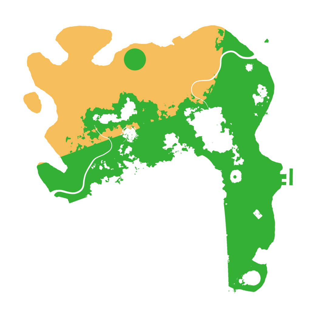 Biome Rust Map: Procedural Map, Size: 3750, Seed: 217682488