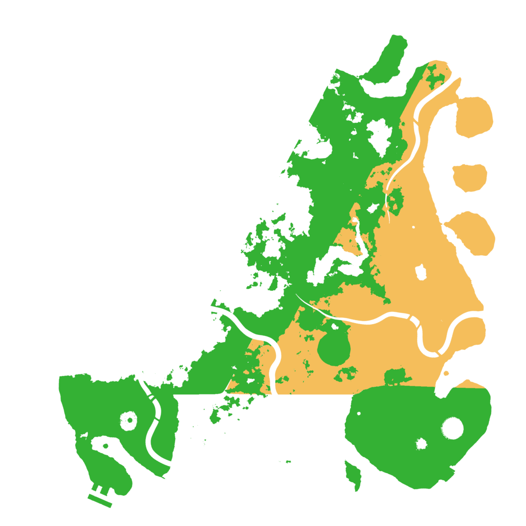 Biome Rust Map: Procedural Map, Size: 4251, Seed: 68945