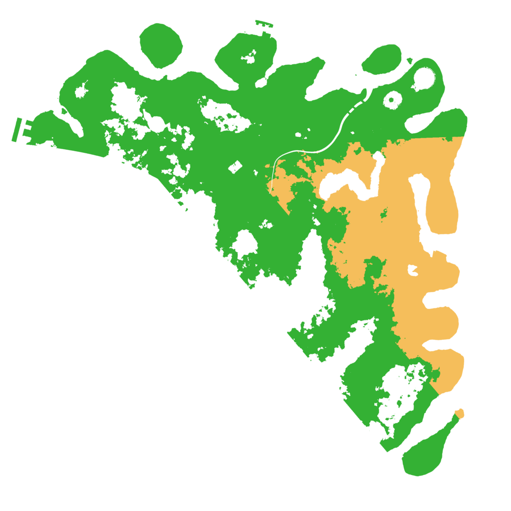 Biome Rust Map: Procedural Map, Size: 4250, Seed: 242050231