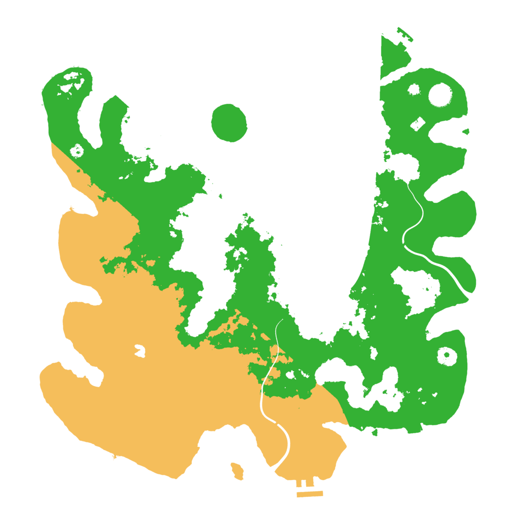 Biome Rust Map: Procedural Map, Size: 4000, Seed: 49972