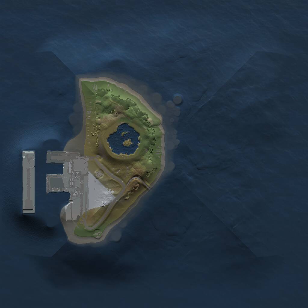 Rust Map: Procedural Map, Size: 1000, Seed: 38988, 2 Monuments