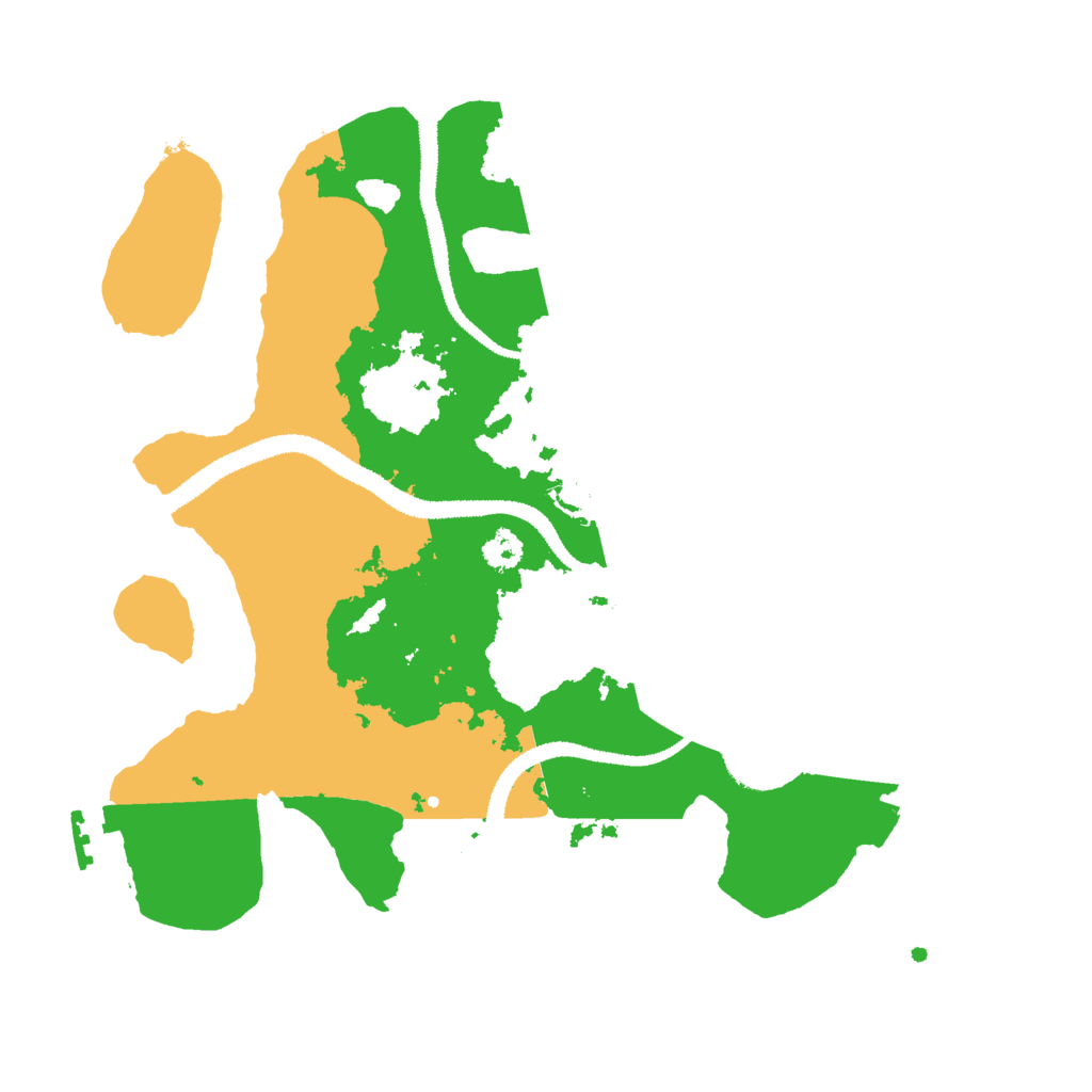Biome Rust Map: Procedural Map, Size: 2800, Seed: 1155774620