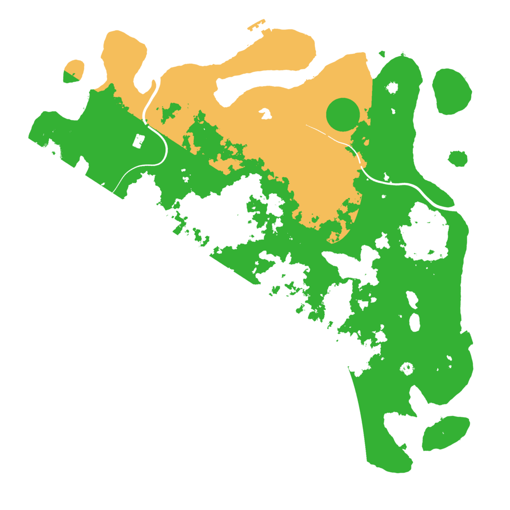 Biome Rust Map: Procedural Map, Size: 4000, Seed: 569483