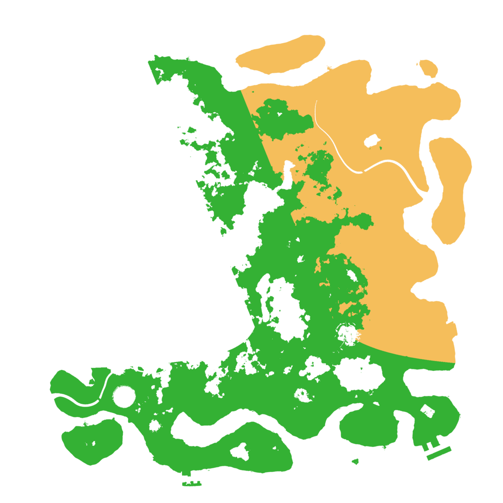 Biome Rust Map: Procedural Map, Size: 4000, Seed: 769650