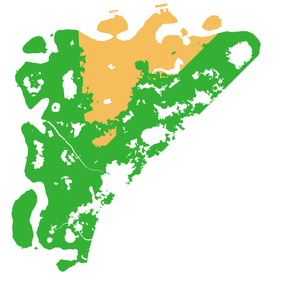 Biome Rust Map: Procedural Map, Size: 4800, Seed: 639986085