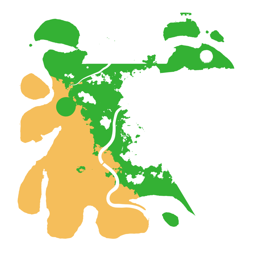 Biome Rust Map: Procedural Map, Size: 3500, Seed: 1717382092