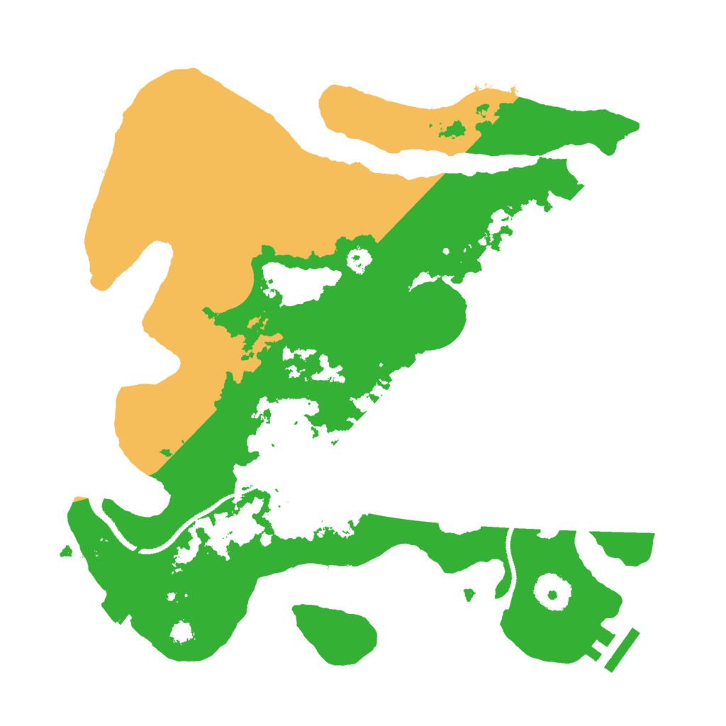 Biome Rust Map: Procedural Map, Size: 3000, Seed: 408472644