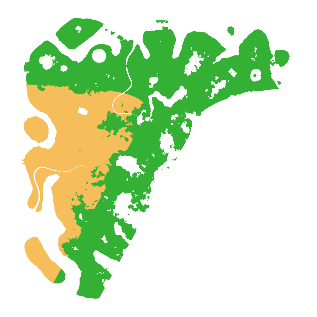 Biome Rust Map: Procedural Map, Size: 4000, Seed: 233347