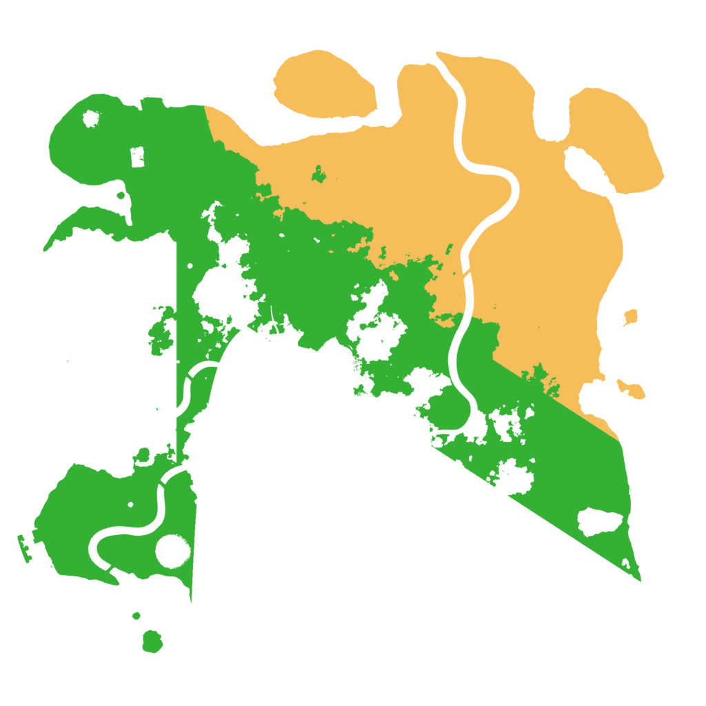 Biome Rust Map: Procedural Map, Size: 3750, Seed: 2020950298