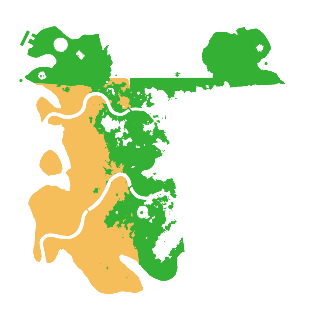 Biome Rust Map: Procedural Map, Size: 3900, Seed: 800