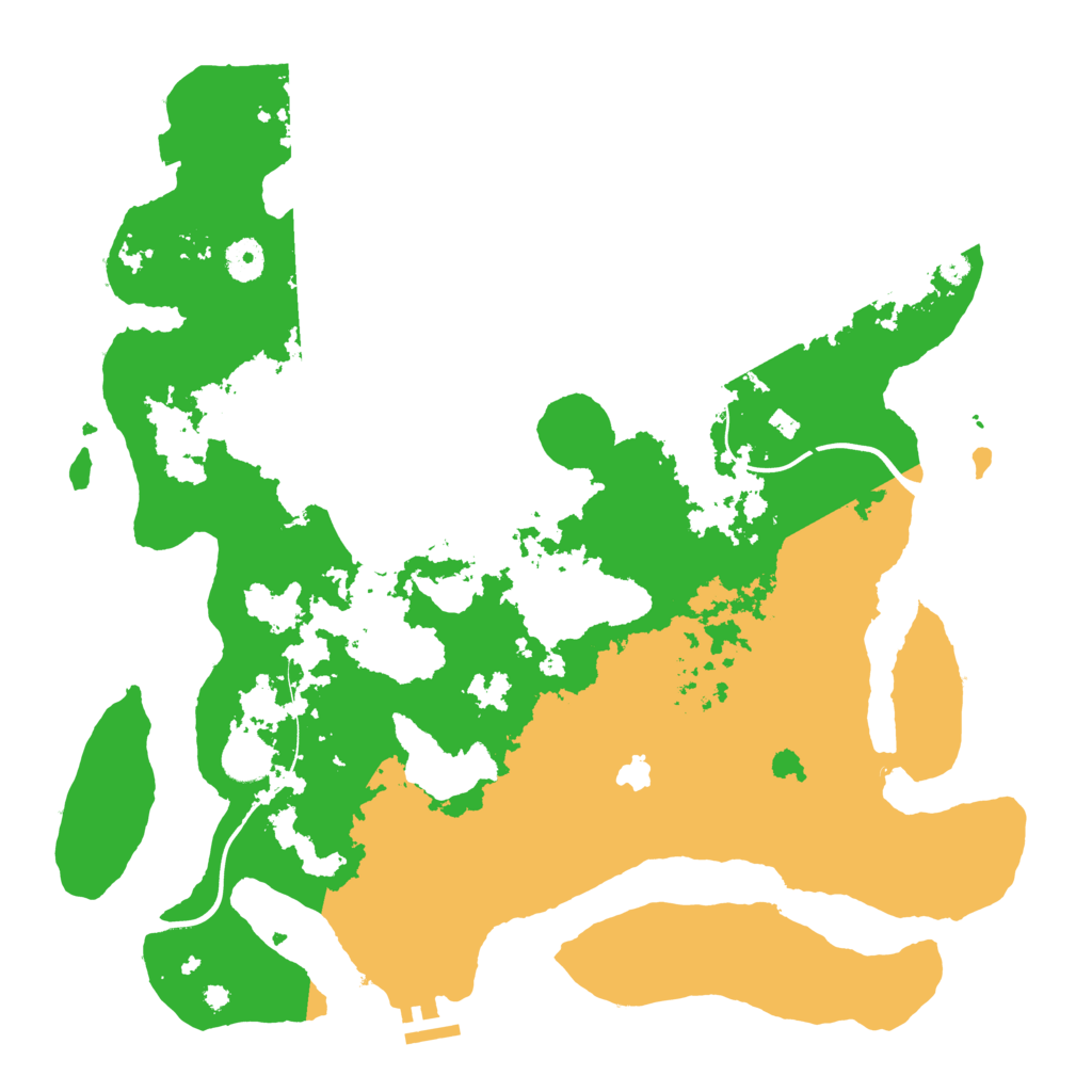 Biome Rust Map: Procedural Map, Size: 4000, Seed: 1719080808