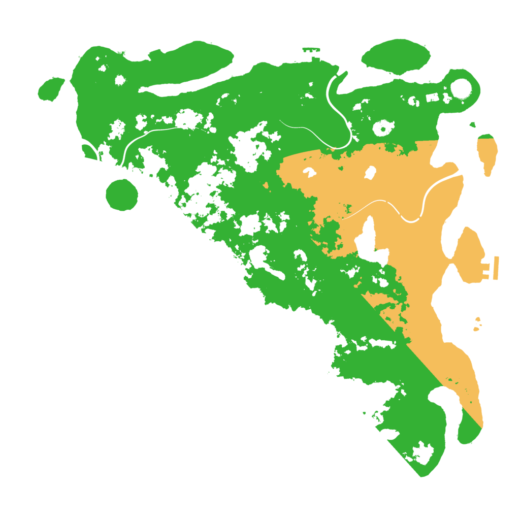 Biome Rust Map: Procedural Map, Size: 4500, Seed: 1219278024