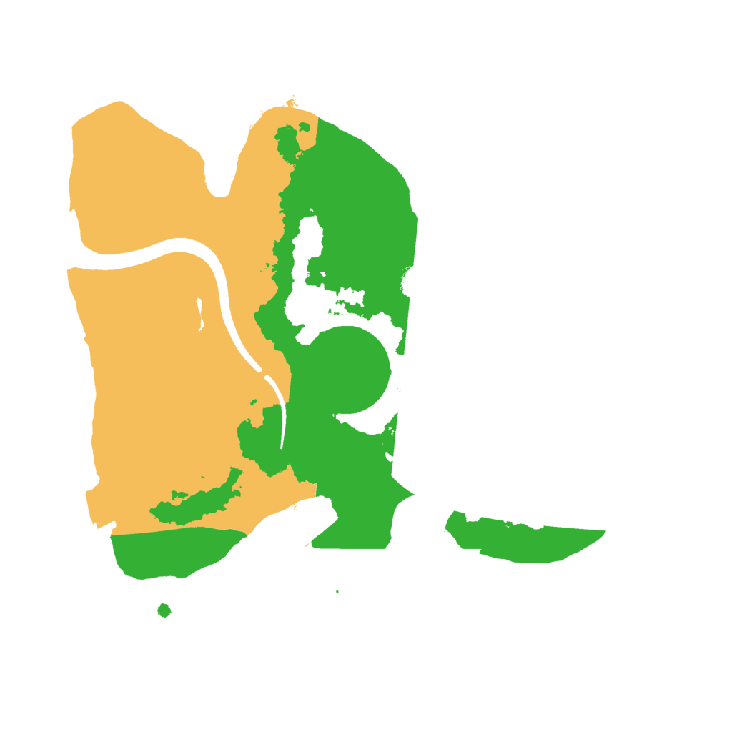 Biome Rust Map: Procedural Map, Size: 2200, Seed: 531426