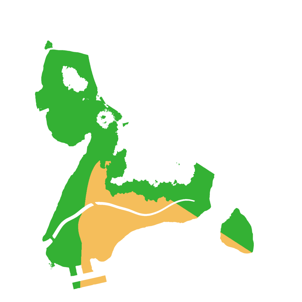 Biome Rust Map: Procedural Map, Size: 1800, Seed: 53273758