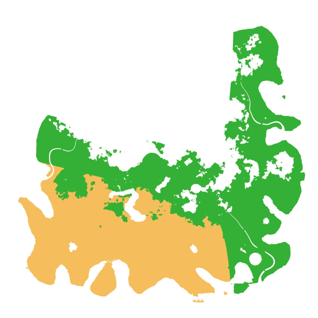 Biome Rust Map: Procedural Map, Size: 4500, Seed: 1811165780