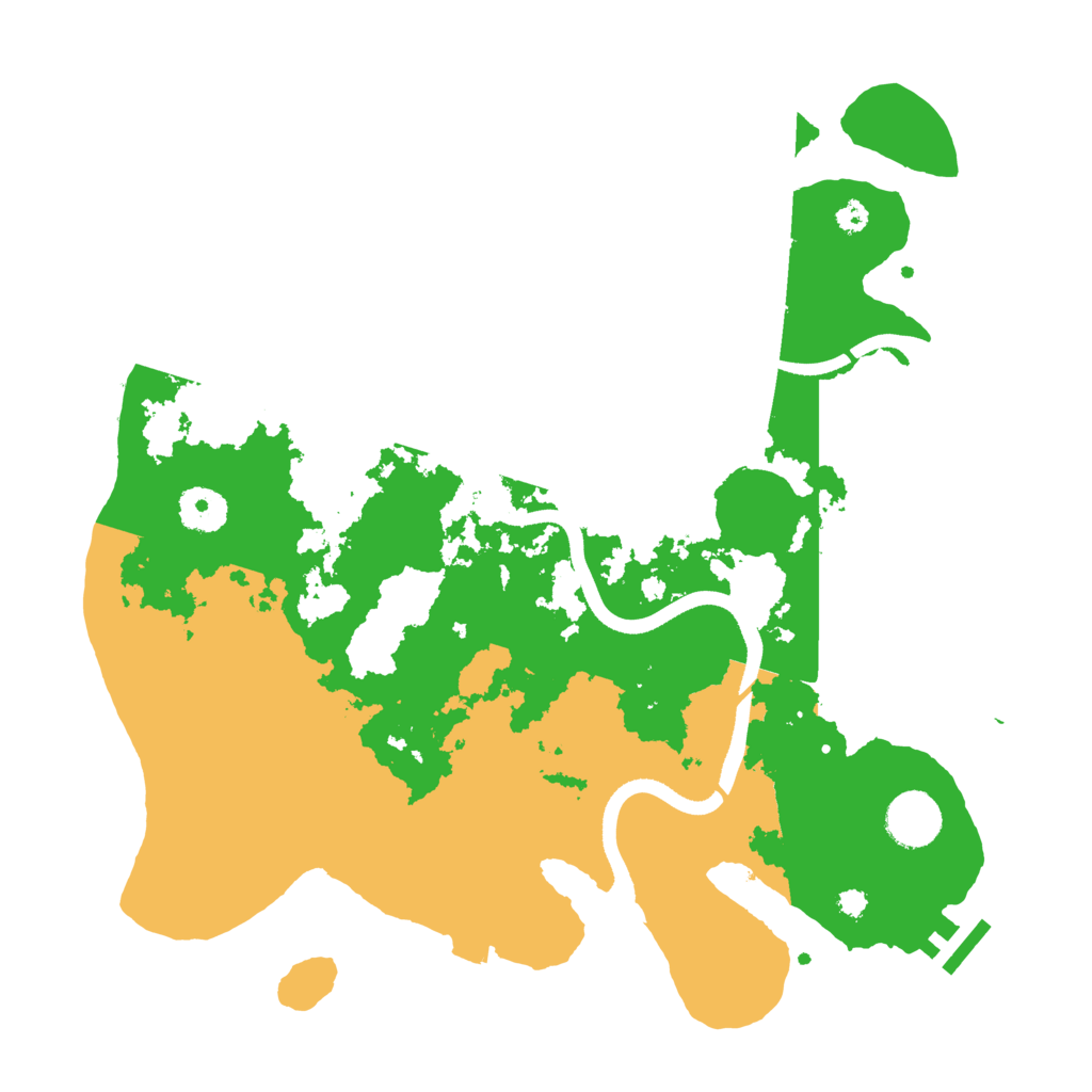 Biome Rust Map: Procedural Map, Size: 3500, Seed: 1507739673
