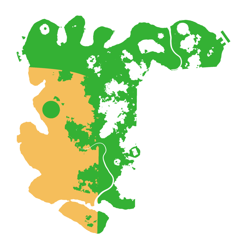 Biome Rust Map: Procedural Map, Size: 3750, Seed: 478444590