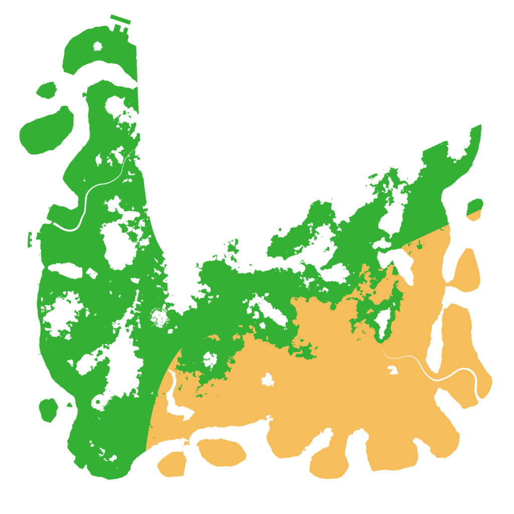 Biome Rust Map: Procedural Map, Size: 5000, Seed: 30002