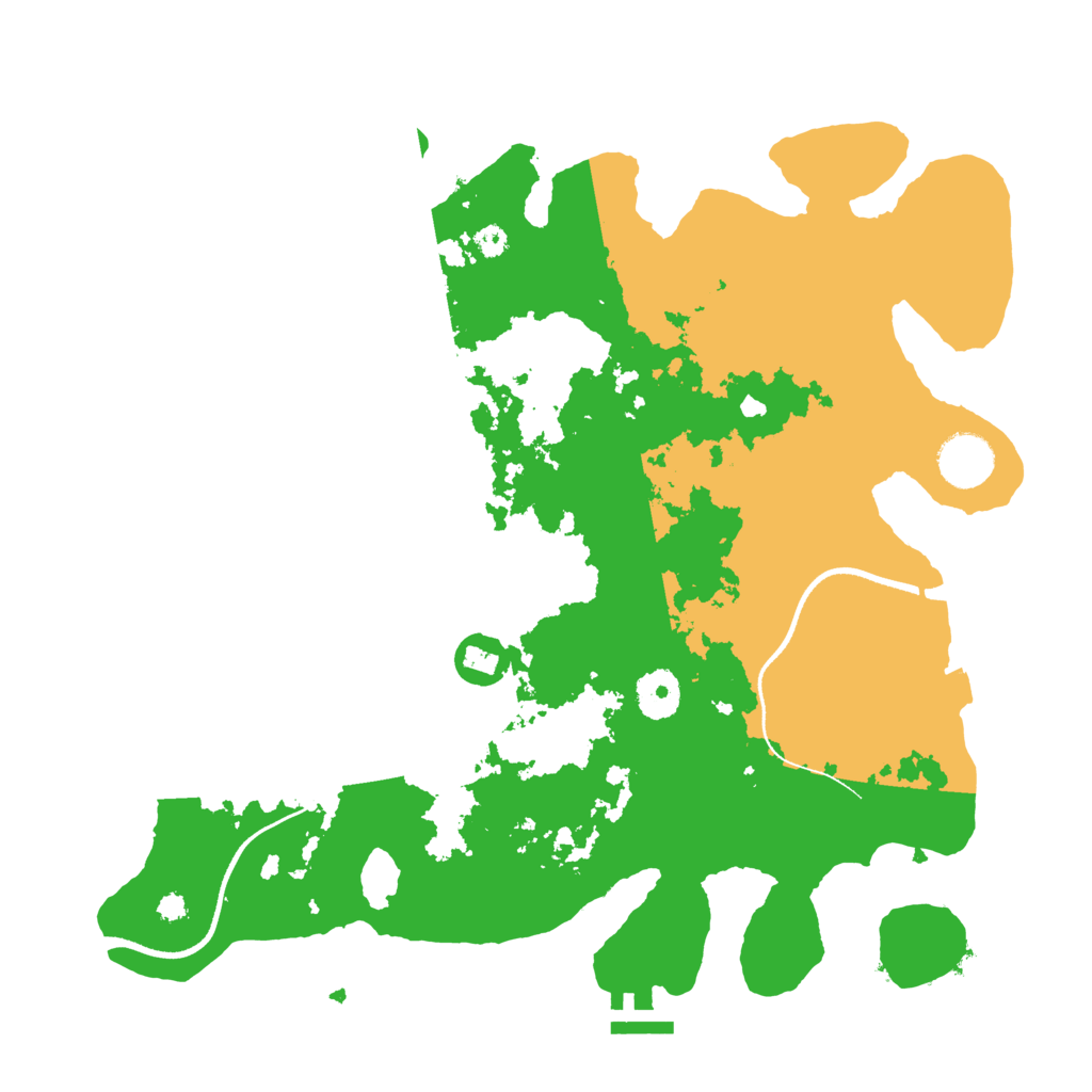 Biome Rust Map: Procedural Map, Size: 3500, Seed: 1287198190