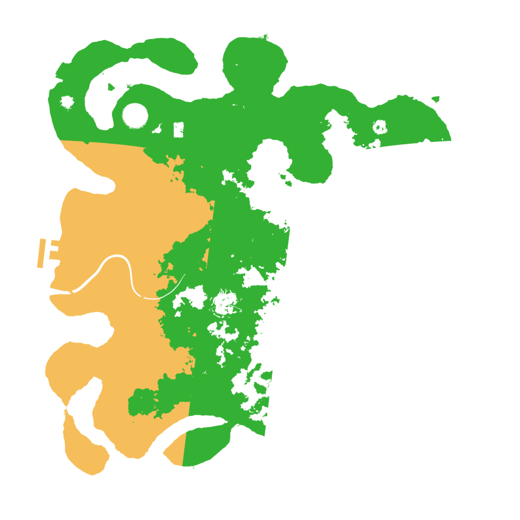 Biome Rust Map: Procedural Map, Size: 3600, Seed: 1802561384