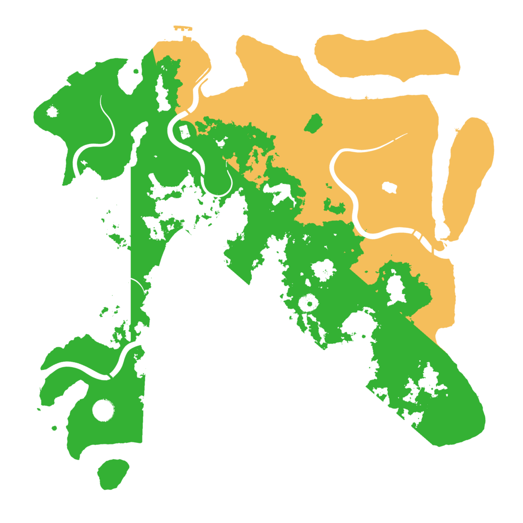 Biome Rust Map: Procedural Map, Size: 4250, Seed: 50004