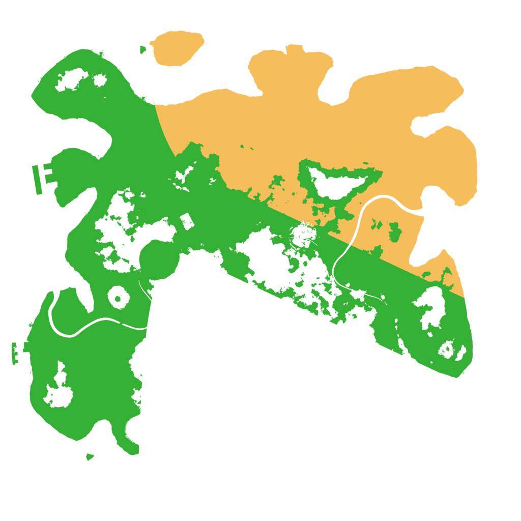 Biome Rust Map: Procedural Map, Size: 3600, Seed: 626