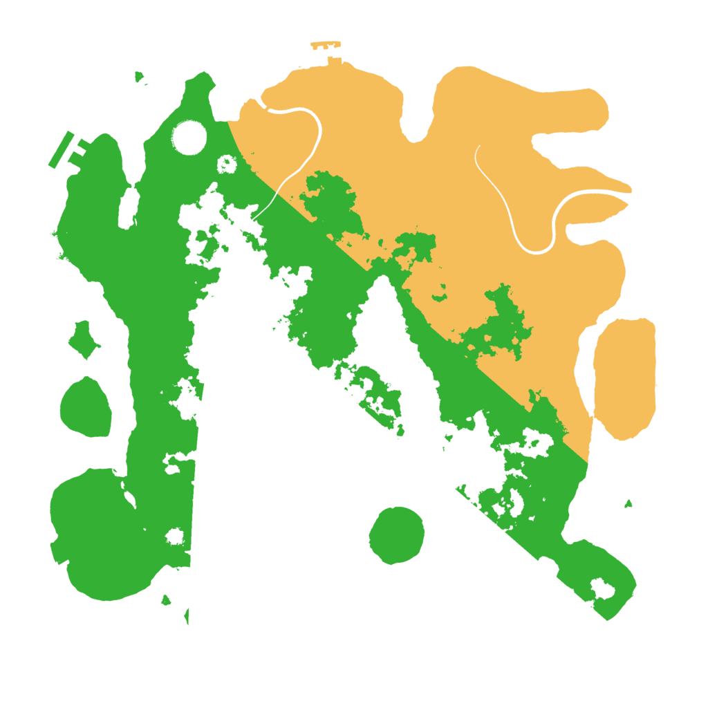 Biome Rust Map: Procedural Map, Size: 3600, Seed: 630