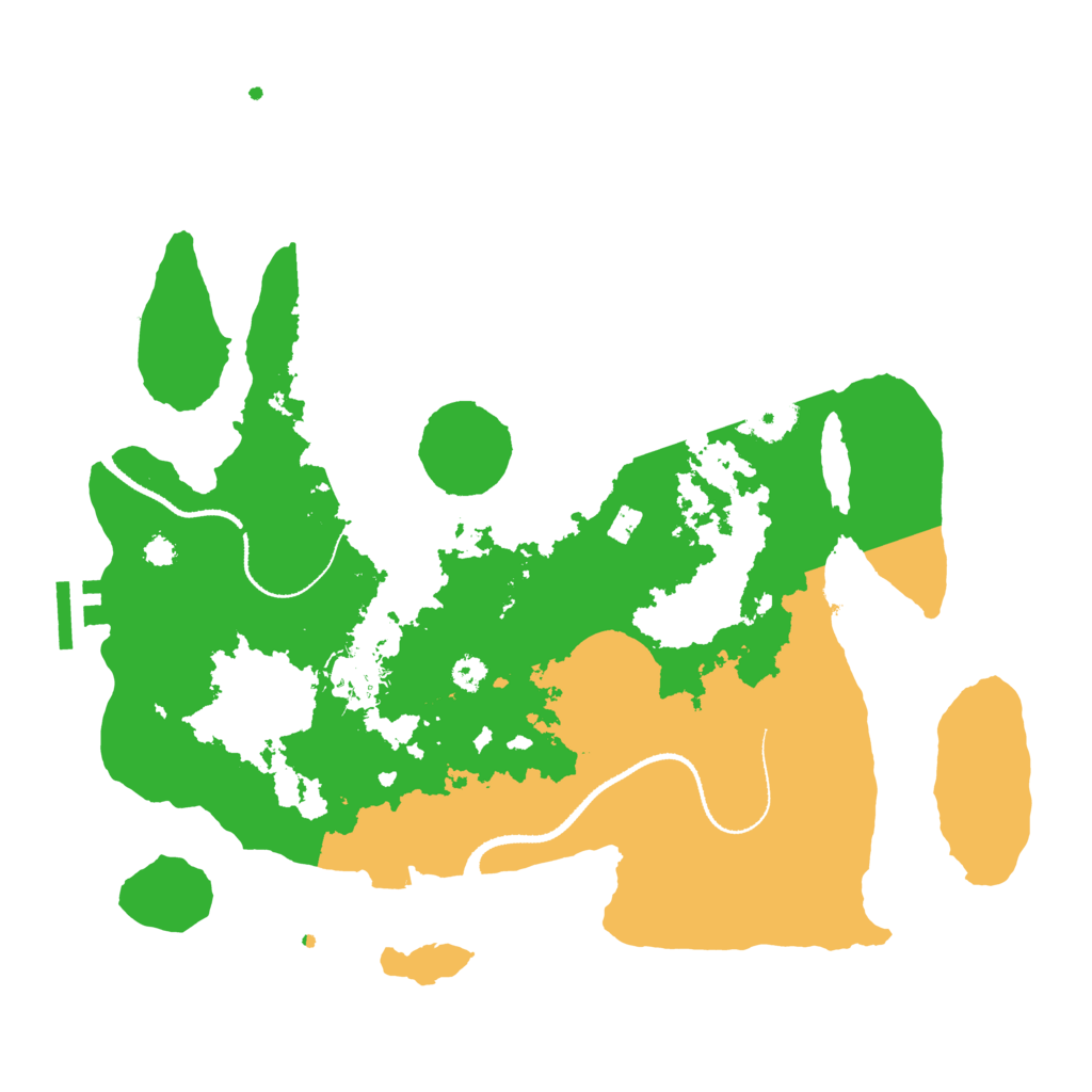 Biome Rust Map: Procedural Map, Size: 3250, Seed: 4564623