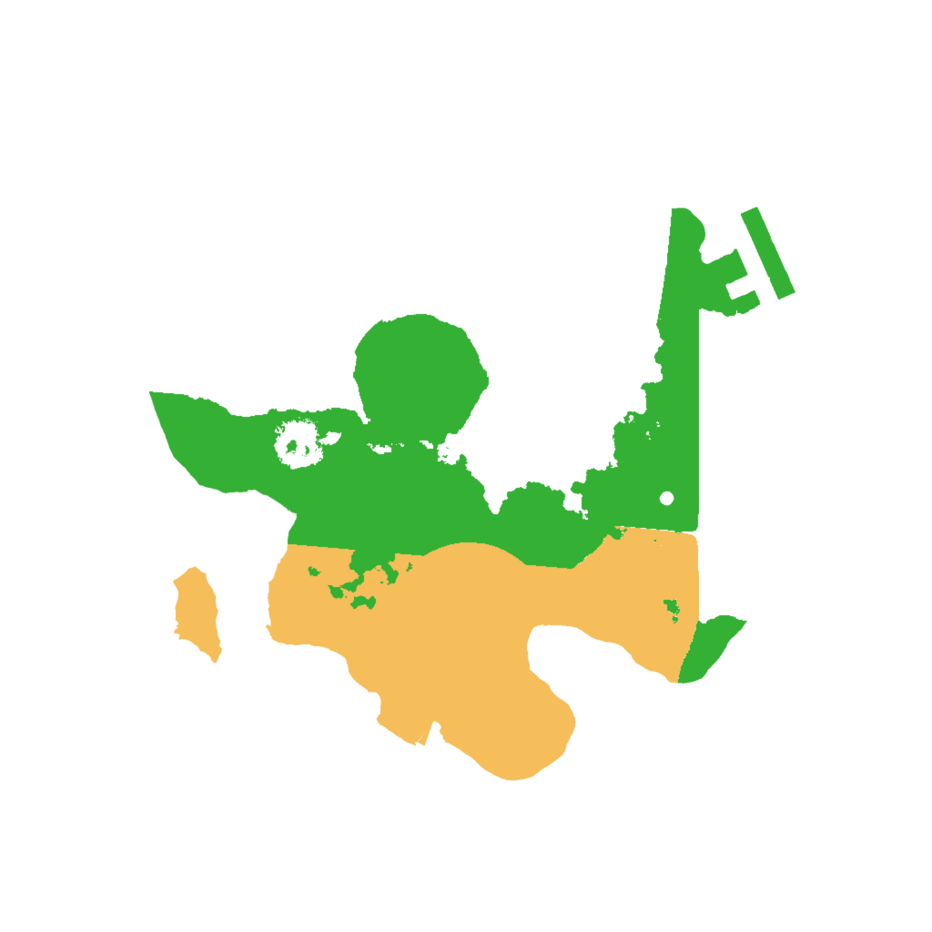 Biome Rust Map: Procedural Map, Size: 2003, Seed: 1234