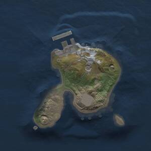 Thumbnail Rust Map: Procedural Map, Size: 1500, Seed: 12346, 3 Monuments