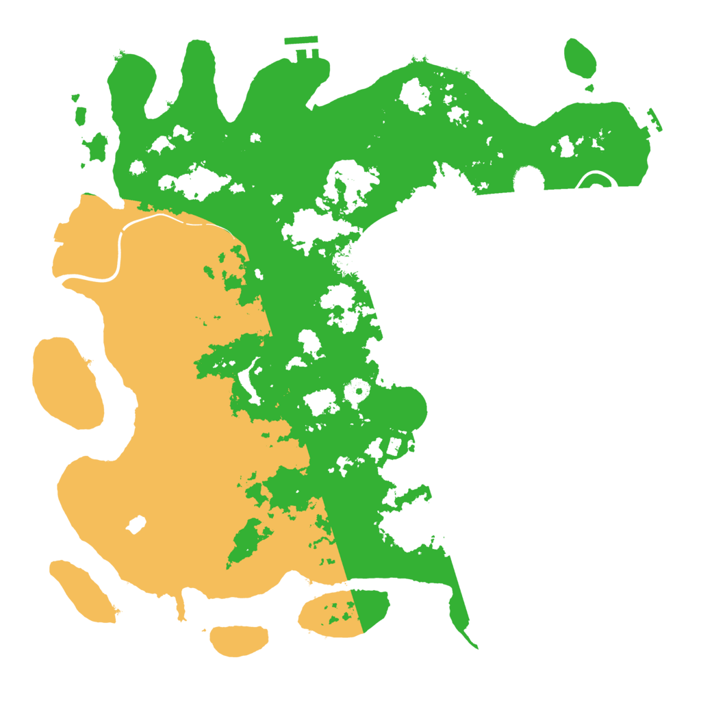Biome Rust Map: Procedural Map, Size: 4250, Seed: 50007