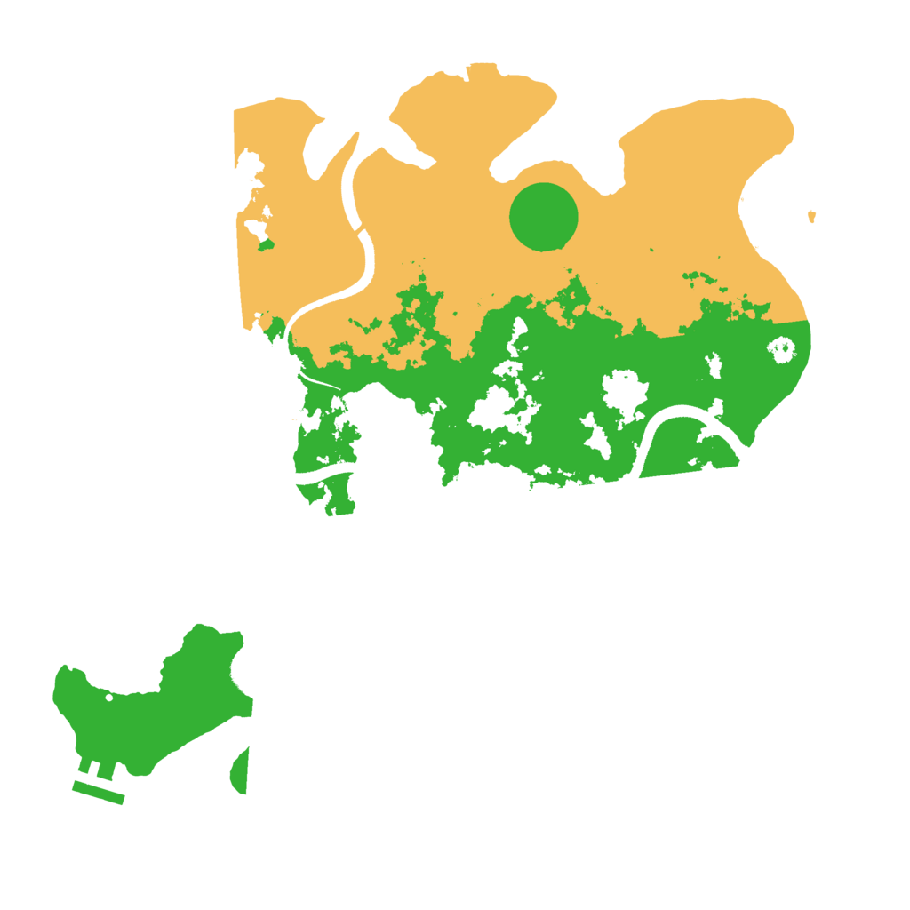 Biome Rust Map: Procedural Map, Size: 3500, Seed: 1494053654