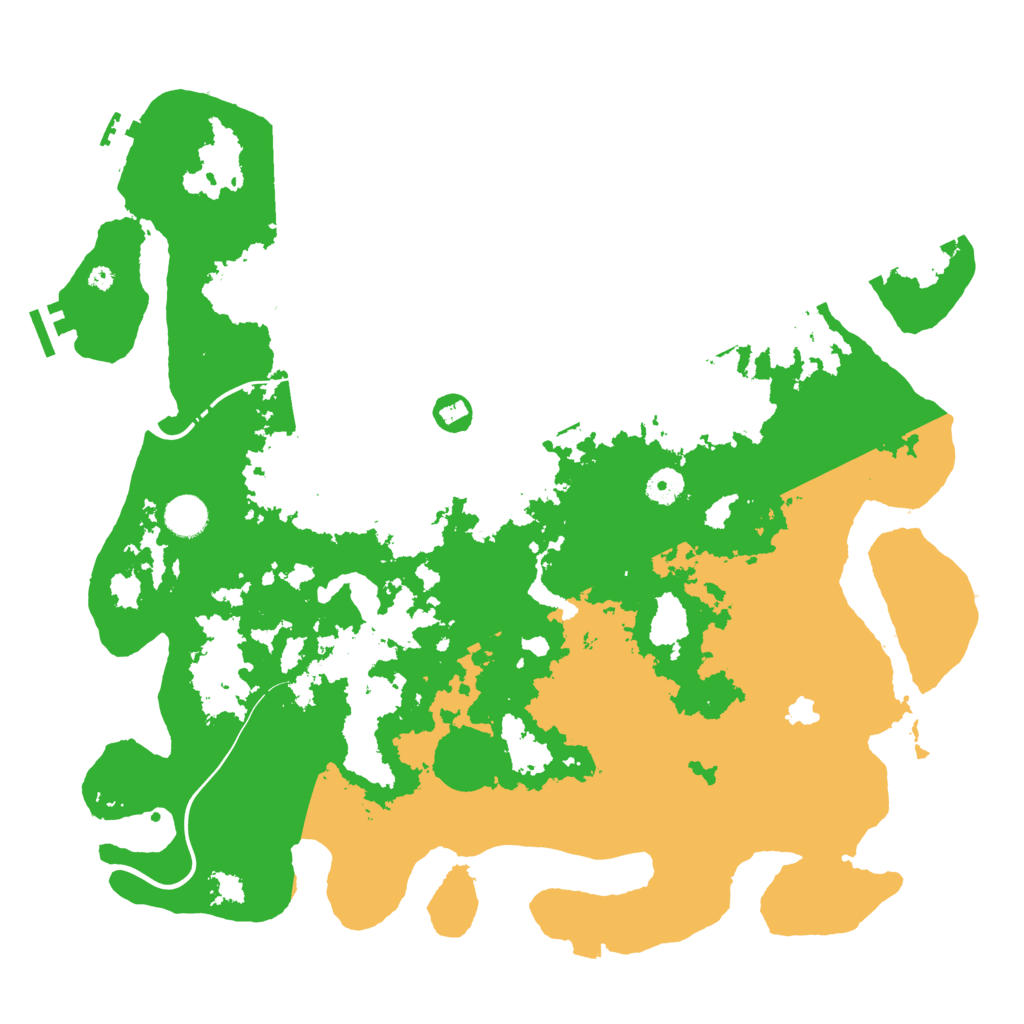 Biome Rust Map: Procedural Map, Size: 4250, Seed: 50008