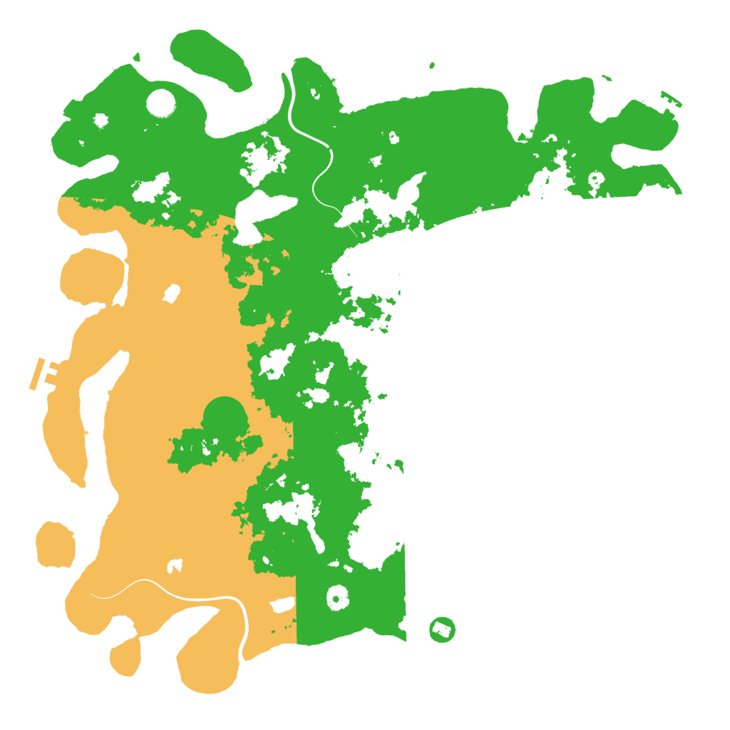 Biome Rust Map: Procedural Map, Size: 4500, Seed: 478012543