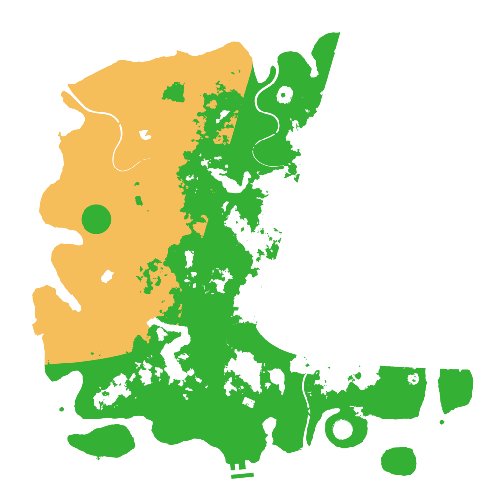 Biome Rust Map: Procedural Map, Size: 4500, Seed: 69085089