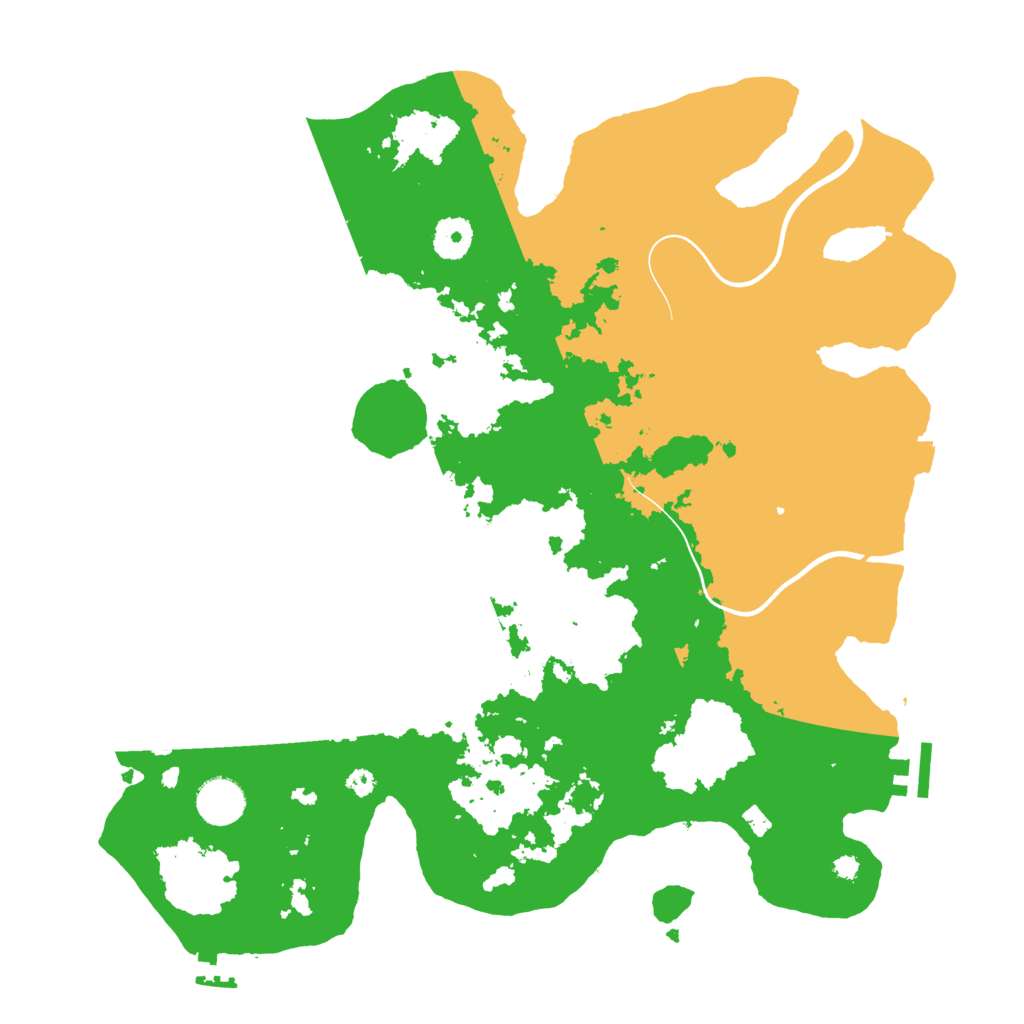 Biome Rust Map: Procedural Map, Size: 3750, Seed: 50030