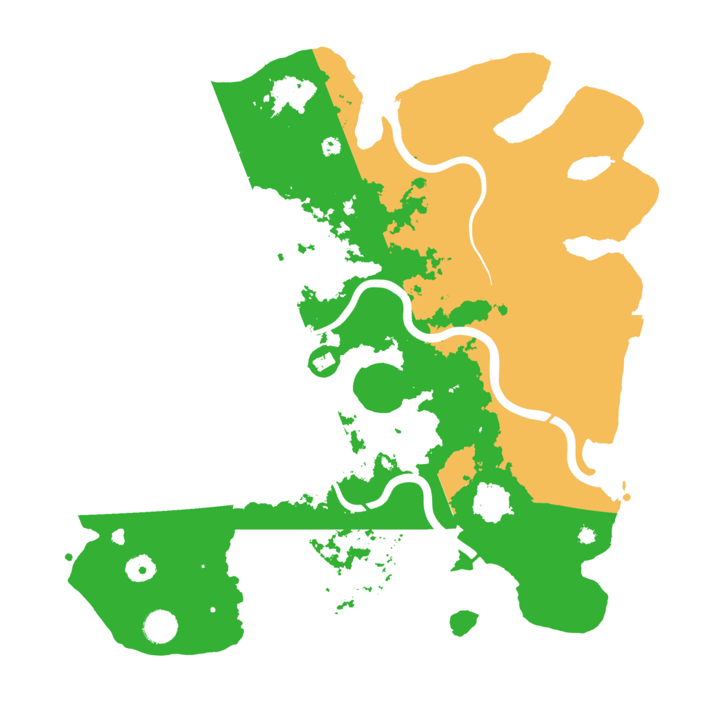Biome Rust Map: Procedural Map, Size: 3750, Seed: 50030