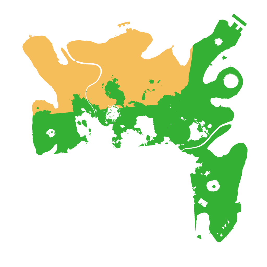 Biome Rust Map: Procedural Map, Size: 3250, Seed: 202021561