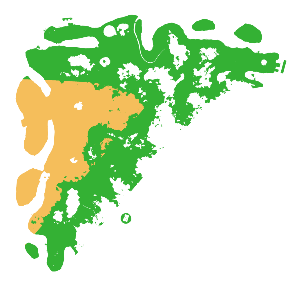 Biome Rust Map: Procedural Map, Size: 4500, Seed: 429499697