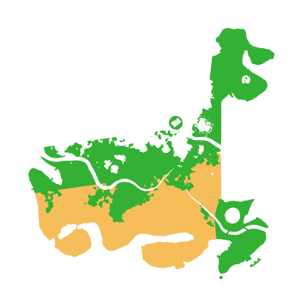 Biome Rust Map: Procedural Map, Size: 3500, Seed: 1789536471