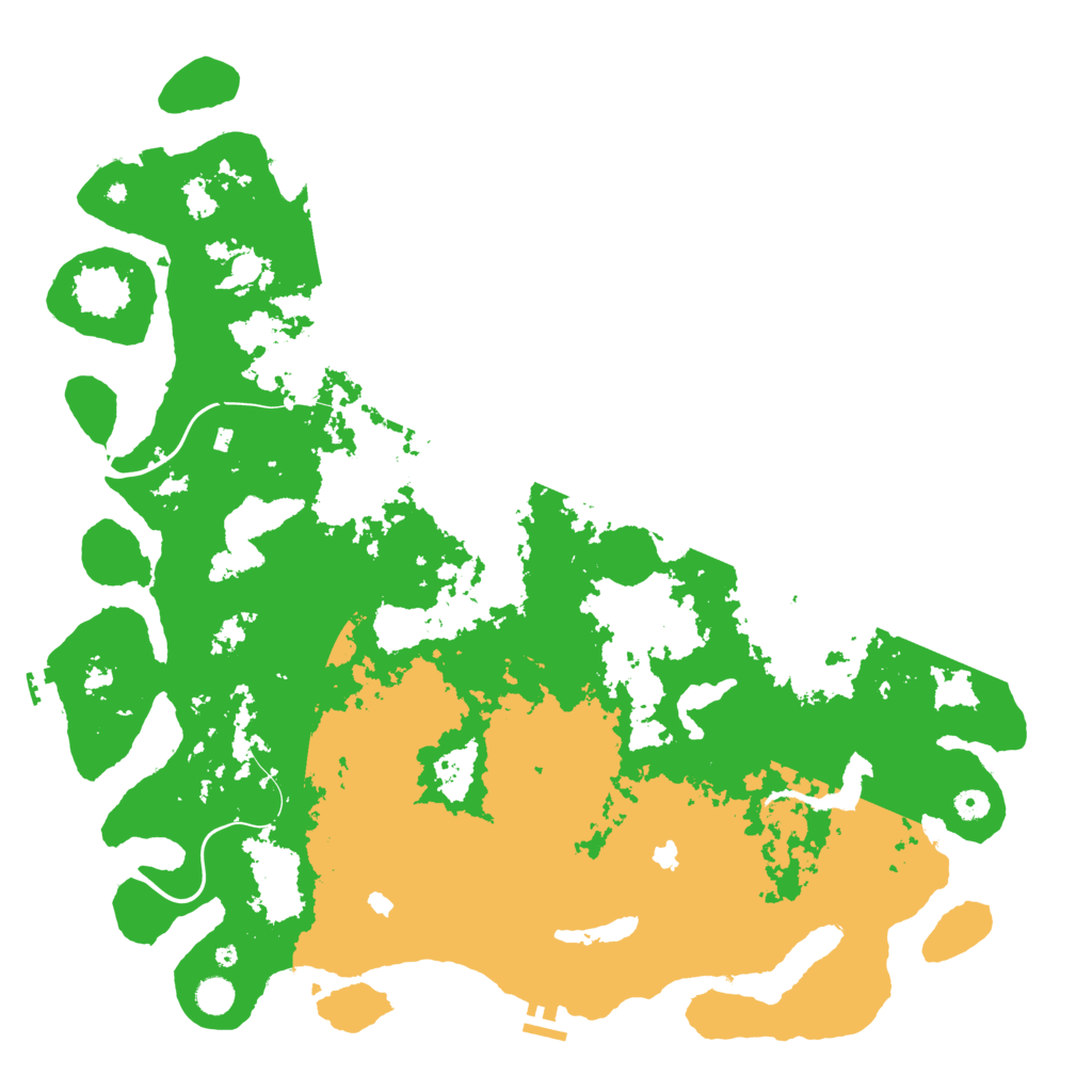 Biome Rust Map: Procedural Map, Size: 5000, Seed: 2524