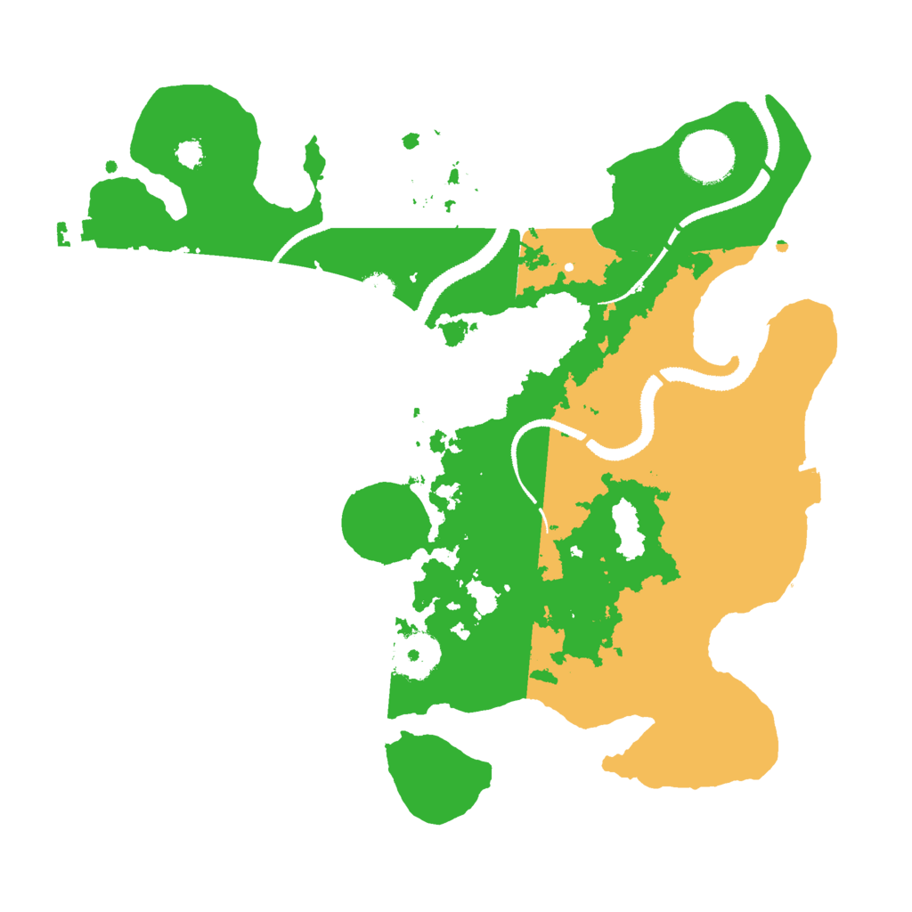Biome Rust Map: Procedural Map, Size: 3000, Seed: 1367967758