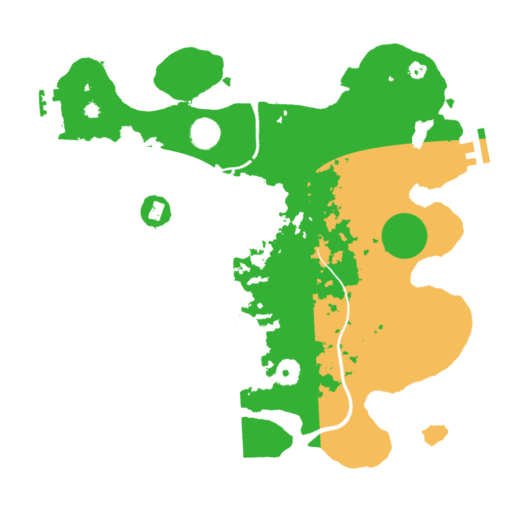 Biome Rust Map: Procedural Map, Size: 3000, Seed: 857474705