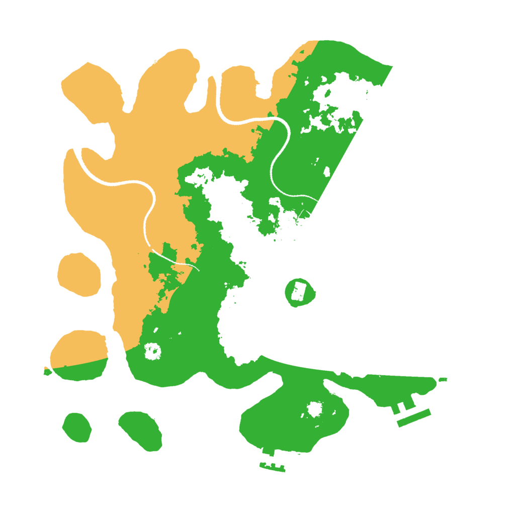 Biome Rust Map: Procedural Map, Size: 3000, Seed: 767064157
