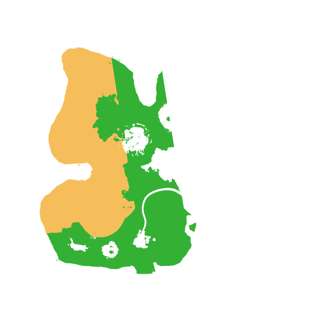 Biome Rust Map: Procedural Map, Size: 2000, Seed: 224580414